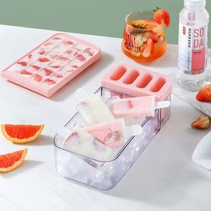 BPA Free Ice Cube Tray Mold Silicone Ice Cube Tray Box Ice Cream Box Container for Chilling Drinks <b>Coffee</b> Juice - Product Image 4