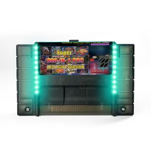SNES 16 비트 비디오 콘솔 카트리지 지원 모든 미국/EUR/일본 콘솔 1 LED 라이트 게임 카드에서 고품질 슈퍼 800