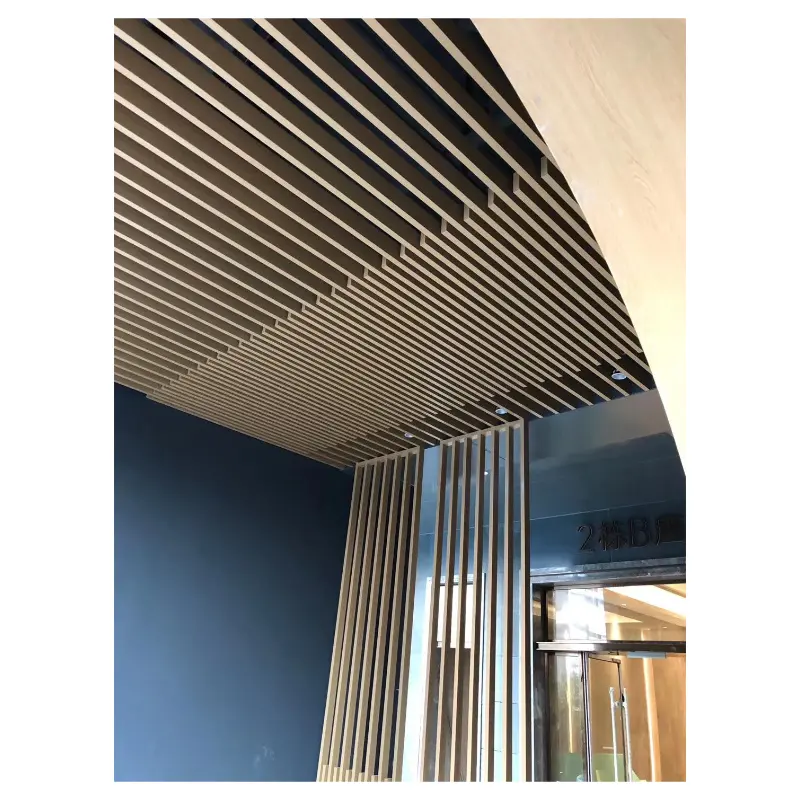 Dilan Aluminum Roll Formed Baffle Ceiling For Interior Ceiling Decoration Material