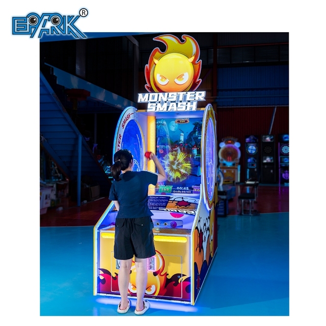 New Arrival Arcade Monster Smash Coin-Operated Ticket Redemption Game Machine Ball Throwing Game for Game Center 1 Year Warranty