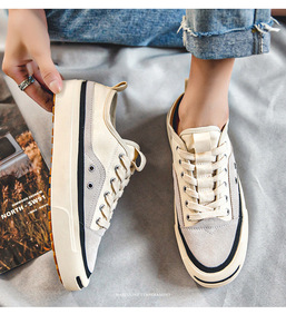 2026 Summer New Style <b>Canvas</b> Men's Shoes Breathable Sneakers Unique Small-Scale Style Versatile Trendy Shoes <b>Canvas</b> trendy Shoes - Product Image 6