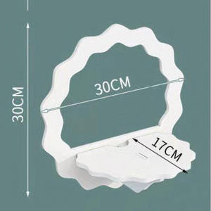 شماعات خلفية للتلفزيون مثبتة على الحائط ، رف تخزين ديكور منزلي لغرف النوم بجانب السرير ، وعاء زهور ، خزانة ملابس للمنزل - Product Image 3