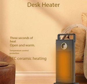 Nouveau Radiateur Électrique de Bureau à Télécommande avec Contrôle de Température, Protection, Fonction Oscillante, Chauffage Rapide pour Bureau et Salle de Bain - Product Image 6