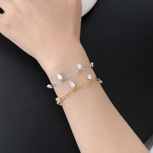 Dylam S925 Silver Five Pendants Adjustable <b>Bracelets</b> Charm <b>Bracelet</b> for Female Trendy Minimalist 5A Zirconia <b>Bangle</b> <b>Bracelets</b> - Product Image 2