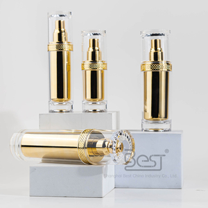 Cơ thể Lotion chai mỹ phẩm container Acrylic chăm sóc da bao bì chai và Jar vàng sang trọng chăm sóc da bao bì tùy chỉnh vật nuôi - Product Image 6