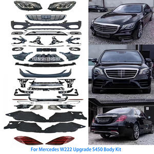 Kit Carrozzeria di Alta Qualità per <span class=keywords><strong>Mercedes</strong></span>-Benz <span class=keywords><strong>Classe</strong></span> <span class=keywords><strong>S</strong></span> W222 14-20, Aggiornamento Stile S450 S63 S65 Maybach con Paraurti, Fari e Luci Posteriori - Product Image 3