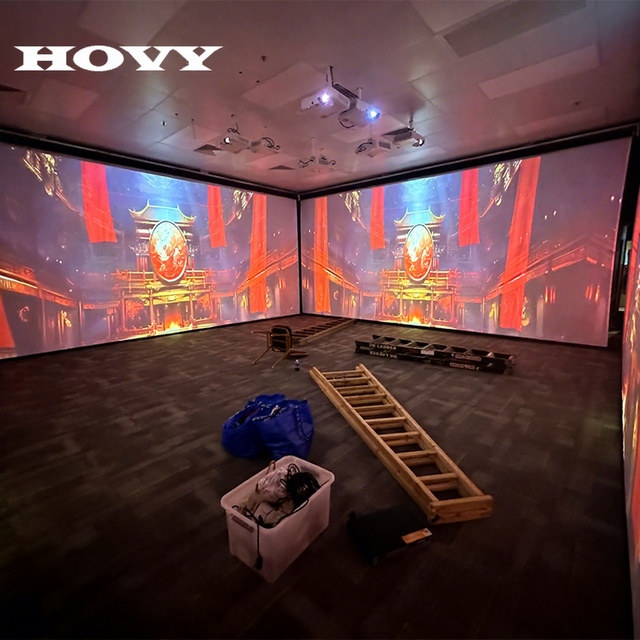 OEM&ODM Immersive 3D Laser Projector LCD 1920x1200 Laser Lens Portable Floor/Wall Mount Home Cinema Projection Room