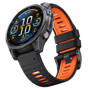 HUANLONG Double Color Silicone F6-26 HGK Quick Fit Watch Strap for Garmin Fenix 8 22mm 26mm Smart Watch Strap - Product Image 4