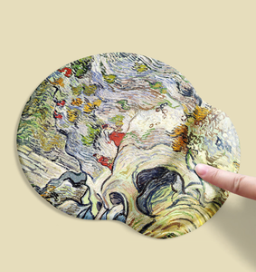 Alfombrilla de ratón con soporte para muñeca con diseño de paisaje pintado al óleo, soporte para muñeca de teclado de espuma viscoelástica - Product Image 6