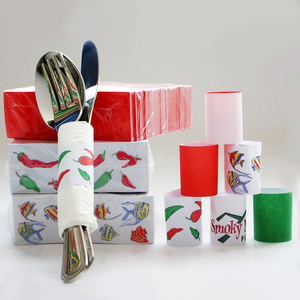 Customized Printing Paper Napkin <strong>Band</strong> Ring for Restaurant - Sample Support - Product Image 2