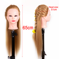 Tête de Mannequin AliLeader pour Coiffure et Maquillage, Tête d'Entraînement et de Pratique