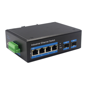 SFP UTP Thiết Bị Chuyển Mạch Công Nghiệp 2 SFP 4 RJ45 Fiber <span class=keywords><strong>Ethernet</strong></span> <span class=keywords><strong>Switch</strong></span> <span class=keywords><strong>Din</strong></span> <span class=keywords><strong>Rail</strong></span> IP40 - Product Image 2