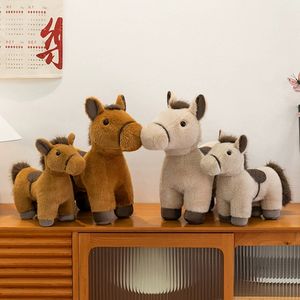 Juguetes de Peluche de Caballo Realistas de 22 cm, Venta al por Mayor, Recuerdos para Exposiciones, Regalos para Clientes, Lindos Animales de Granja de Peluche - Product Image 6