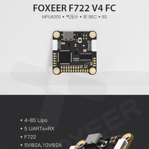 ฟ็อกซ์เอียร์ <span class=keywords><strong>F722</strong></span> <span class=keywords><strong>V4</strong></span> Mpu6000 ชุดควบคุมการบิน ปรับพารามิเตอร์ระยะไกล 4-8S พร้อมบารอมิเตอร์ ดับเบิ้ลเบค - Product Image 3