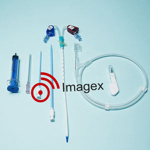 Kateter hemodialisis medis Lumen ganda 12F 16cm untuk dialisis sementara hewan dan penggunaan medis - Product Image 1