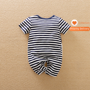 Ropa de Bebé Recién Nacido 100% Algodón, Mono de Manga Corta con Estampado de Pingüino y Zorro, <span class=keywords><strong>Pijama</strong></span> para Bebé, Venta al Por Mayor OEM/ODM - Product Image 3