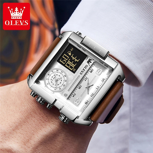 OLEVS 1101 <span class=keywords><strong>2022</strong></span> <span class=keywords><strong>nouvelle</strong></span> montre multifonctionnelle pour homme, grand cadran <span class=keywords><strong>de</strong></span> luxe, étanche, lumineuse, Sport, mode, montre à Quartz pour homme - Product Image 6