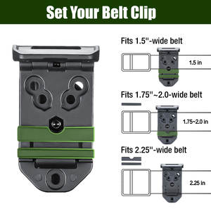 Portabagagli per manganelli da 1.0 a 1.12 pollici di diametro, fondine espandibili per cintura - Product Image 4