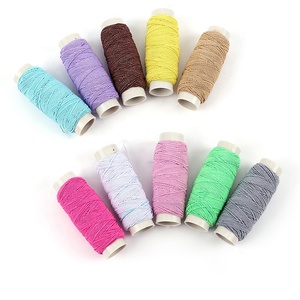 Hilo elástico para coser, cuerda de extensión de línea de locomotora de costura, <span class=keywords><strong>cord</strong></span>ón elástico y tapón de <span class=keywords><strong>cord</strong></span>ón de cuero, <span class=keywords><strong>cord</strong></span>ón elástico - Product Image 2
