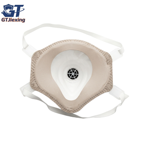 Mascarilla Respiratoria FFP3 en Forma de Copa con Válvula de Exhalación, Banda para la Cabeza Ajustable en 4 Puntos, Antipolvo, Mascarilla Protectora Industrial - Product Image 2
