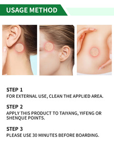 Miếng dán thể thao, miếng dán chống say xe, miếng dán giảm đau đầu, buồn nôn du lịch, chóng mặt, nôn - Product Image 4