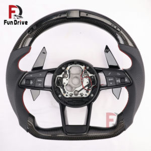 Volant en cuir Volkswagen pour <span class=keywords><strong>VW</strong></span> Golf Tiguan Polo Troc <span class=keywords><strong>Tcross</strong></span> - Product Image 1
