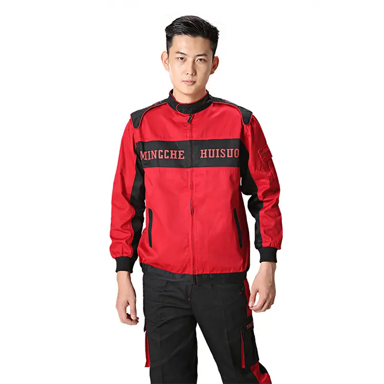 Men And Woman Safety Suits Jacket Overall Workwear Dungarees Uniform Auto Repair Clothing