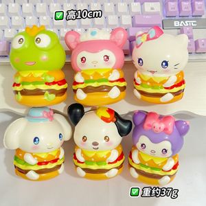 Juguetes de Peluche Sanrio Cute Burger de 10 cm, PU de Rebote Lento, Alivio del Estrés para Niños, Regalo Unisex - Product Image 2