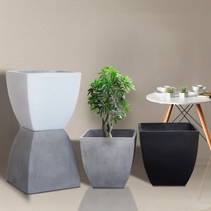 <span class=keywords><strong>Maceta</strong></span> <span class=keywords><strong>de</strong></span> Magnesio, Minimalista, Geométrica, <span class=keywords><strong>Cuadrada</strong></span>, Creativa, <span class=keywords><strong>de</strong></span> Pie, Resistente a la Corrosión, Pintada con Spray, para Sala <span class=keywords><strong>de</strong></span> Estar - Product Image 4