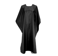 Prix d'usine, cape de coiffure personnalisée pour salon de beauté, cape de coupe de cheveux en polyester imperméable et élastique avec logo personnalisé