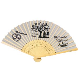 <span class=keywords><strong>Abanico</strong></span> de mano de tela de <span class=keywords><strong>madera</strong></span> de bambú personalizado, con nombres de <span class=keywords><strong>novia</strong></span> y novio, recuerdo de boda personalizado, regalo de cumpleaños o aniversario - Product Image 5