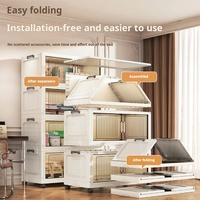 Boîte de rangement pliable multifonctionnelle ShenYu de 50 pouces en plastique pour gagner de la place à la maison