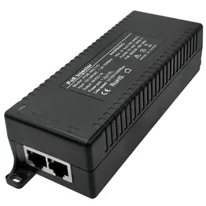 52W 10/100/1000M Gigabit IEEE802.3af/at 52V 1A Wireless AP POE Injector Adapter
