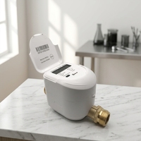 Compteur d'eau intelligent IoT à ultrasons, large plage dynamique 400:1, sans fil LoRa M-Bus RS485, lecture à distance, solution à batterie longue durée