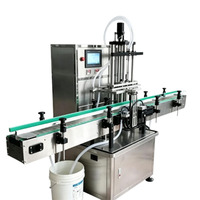 Remplisseuse de liquides entièrement automatique Zhongjie à double tête avec servomoteur et PLC pour bouteilles en verre/métal, liquides chimiques et liquides alimentaires de haute performance
