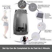 Produit de beauté Portable Sauna À Vapeur Pliable Sauna Chaise Sauna Costume Cellulite Machine Lipocavitation Minceur Machine 100PCS