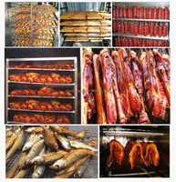 Machine à fumer automatique commerciale HUAGANG pour viande, poisson, poulet, saucisses et œufs, prix d'usine