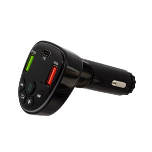Rainbow LED Wireless Car Fast Charger - 2 en 1 Manos libres Cargador de coche y reproductor de MP3 para coche - Product Image 4