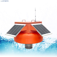 Boya de Calidad de Agua para Embalses No Tripulada con Sonda Óptica de Turbidez y Medidor de Sólidos Suspendidos Equipada con Panel Solar de 60W