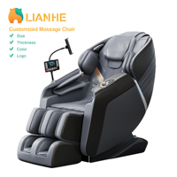 Fauteuil de massage électrique 4D de luxe Shiatsu et massage des tissus profonds - Effet zéro gravité corps entier, rouleaux chauffants pour les jambes, qualité professionnelle de précision
