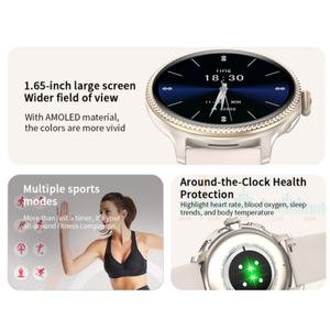 Reloj Inteligente H80 4G para Mujer con Ranura SIM NFC, Cámara, Estilo Elegante y Lujoso, Batería de Larga Duración, Recordatorio del Ciclo Menstrual, Monitor de Salud - Product Image 4