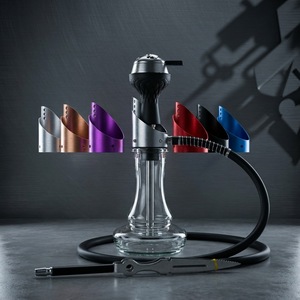 Cachimba Portátil Mini de Aleación de Aluminio con Encendido Rápido, Estilo Árabe, para Tiendas de Cachimba, Bares, Restaurantes, Cafeterías, Clubes y Fiestas - Product Image 3