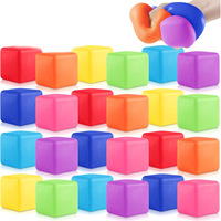 Jouet anti-stress en silicone en forme de glaçon, pelucheux et moelleux, à remontée lente, portable, pour enfants
