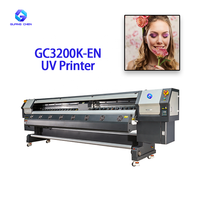 Impresora Industrial de Solventes de 3.2m, Cabezales de Impresión Konica KM512l, 4-8 Cabezales, Máquina de Inyección de Tinta de Formato Ancho para Publicidad Exterior