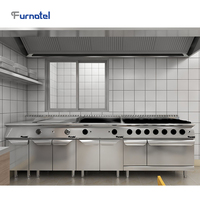 Peralatan Dapur Furnotel untuk Restoran Set Lengkap Peralatan Dapur Komersial Baja Tahan Karat