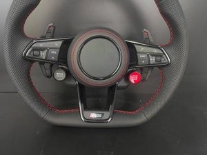 พวงมาลัยแต่งสไตล์ RS สำหรับ Audi A3/A4/A5/A6/A7/Q3/Q5/Q7/A8/S/RS ซีรีส์ หุ้มหนัง/หุ้มแบบพัน - Product Image 4