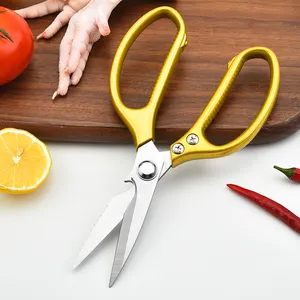 High quality stainless steel kitchen scissors tesoura heavy duty multipurpose kitchen shear