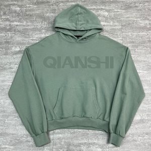 เสื้อฮู้ดดี้ดีไซน์เนอร์ทรงหลวม สไตล์สตรีทแวร์ ไหล่ตก สำหรับผู้ชาย คุณภาพสูง เนื้อผ้าหนา ไซส์ใหญ่ - Product Image 1