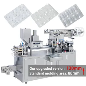 Device New Thermoforming Professional Plastic Flat Plate Product Packaging Machine Auto Hard Capsule Pill Tablet Blister