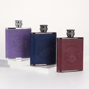 Bouteille de parfum en cuir de haute qualité, Design Original, personnalisé, bouteille de Whisky